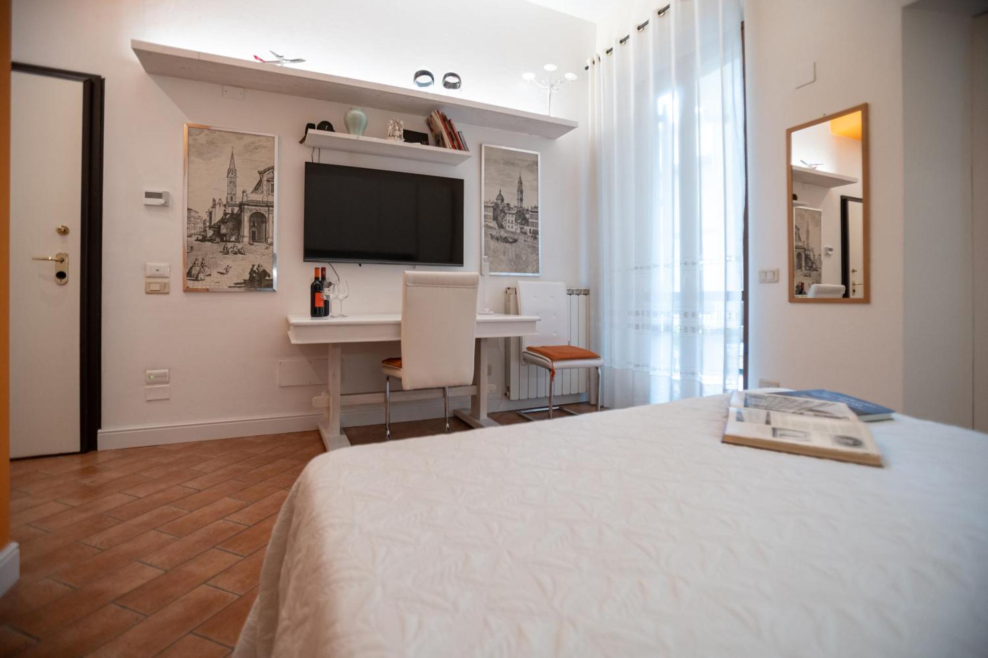 Indipendent Studio Apartment With Terrace - Parking Florence Buitenkant foto